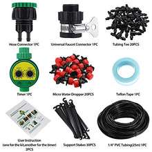 Carica l'immagine nel visualizzatore di Gallery, king do way 25M Kit per Irrigazione a Goccia con Timer Regolabile, Sistema...