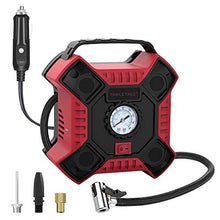 Carica l'immagine nel visualizzatore di Gallery, TRIPLE TREE 12V Compressore Aria Portatile Auto,Gonfiatore...