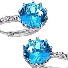 Carica l'immagine nel visualizzatore di Gallery, LEEQ Orecchini di Strass con in Argento 925 da Donna encantadoras（Style.3） - Ilgrandebazar