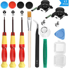 Carica l'immagine nel visualizzatore di Gallery, Veperain Confezione da 2 Sostituzione analogico 3D Joystick per Nintendo...