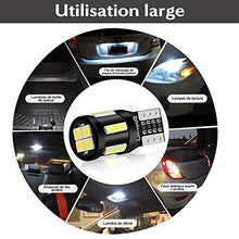 Carica l'immagine nel visualizzatore di Gallery, Anpro 2020 Lampadina a T10 LED per Auto - W5W Led 6000K Luce Bianca Super...