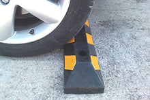 Carica l'immagine nel visualizzatore di Gallery, SNS SAFETY LTD Fermaruota in Gomma, per Parcheggi e Garages, Nero e Giallo,... - Ilgrandebazar