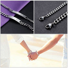 Carica l'immagine nel visualizzatore di Gallery, Lictin 4 Pezzi Coppia Braccialetto Collana Set - Ilgrandebazar