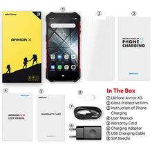 Carica l'immagine nel visualizzatore di Gallery, Rugged Smartphone 2019, Ulefone Armor X3 Telefono IP68 Android 9.0, Rosso