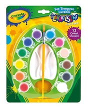 Carica l'immagine nel visualizzatore di Gallery, CRAYOLA LAVABILISSIMI-Set di Tempere Lavabili per Bambini con Multicolore