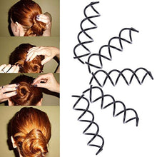 Carica l'immagine nel visualizzatore di Gallery, Lictin Chignon Materiale Accessori per Acconciature Capelli Donne Nero - Ilgrandebazar