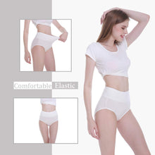 Carica l'immagine nel visualizzatore di Gallery, FALARY Mutande Vita Alta Donna in Cotone, Pacco da 5