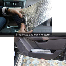 Carica l'immagine nel visualizzatore di Gallery, massway - Parasole per parabrezza auto, in alluminio, pieghevole, protezione...