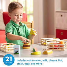 Carica l'immagine nel visualizzatore di Gallery, Melissa and Doug Giochi di legno Set cibo in Multicolore