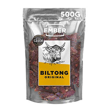 Carica l'immagine nel visualizzatore di Gallery, Ember Biltong 500g – Carne Secca Beef Jerky Originale – Snack Proteico,...