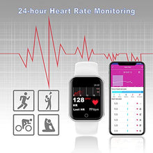 Carica l'immagine nel visualizzatore di Gallery, Vicsainteck Smartwatch, 1.4 'Grande Fitness Tracker Orologio bianco