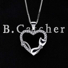 Carica l'immagine nel visualizzatore di Gallery, Collane del pendente delle donne di,B.Catcher collana d'argento gatto di... - Ilgrandebazar