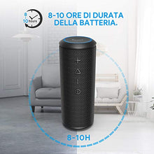 Carica l'immagine nel visualizzatore di Gallery, Zamkol Altoparlante Bluetooth Portatile 5200mAh, 24W Cassa Wireless Nero