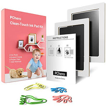 Carica l'immagine nel visualizzatore di Gallery, 2PCs Impronta Senza Inchiostro, PChero Baby Clean Touch 2 pezzi neri