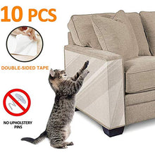 Carica l'immagine nel visualizzatore di Gallery, PetGens 10pcs Protezione Graffi Gatto, Autoadesive Trasparente Anti-Graffio...