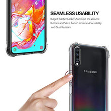 Carica l'immagine nel visualizzatore di Gallery, Ferilinso Cover per Samsung Galaxy A70 Cover, [Rinforzare la Trasparente