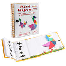 Carica l'immagine nel visualizzatore di Gallery, Coogam Tangram magnetici da Viaggio Tangrams Gioco Jigsaw Shapes... - Ilgrandebazar