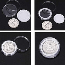 Carica l'immagine nel visualizzatore di Gallery, Osuter 100PCS Moneta Capsule Plastica Monete da Collezione con Scatola... - Ilgrandebazar