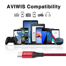 Carica l'immagine nel visualizzatore di Gallery, Cavo Micro USB, AVIWIS [3Pezzi 2M] Cavi USB Rapida Ricarica Nylon... - Ilgrandebazar
