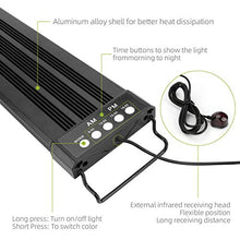 Carica l'immagine nel visualizzatore di Gallery, Powcan, lampada per acquario, 72 LED, con controller a infrarossi, con...