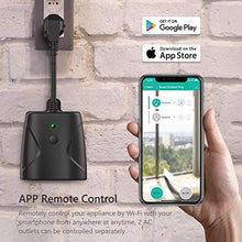 Carica l'immagine nel visualizzatore di Gallery, Presa WiFi da Esterno Impermeabile Teckin 16A 4000W Intelligente...