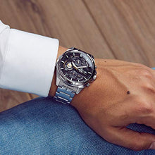Carica l'immagine nel visualizzatore di Gallery, Casio EDIFICE Orologio, Robusta Cassa, 10 BAR, Dorato/Nero, Uomo con... - Ilgrandebazar