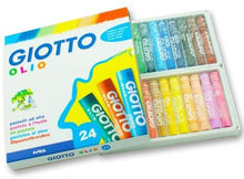 Carica l'immagine nel visualizzatore di Gallery, Giotto pastelli ad olio in astuccio da 24 colori