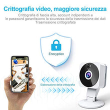 Carica l'immagine nel visualizzatore di Gallery, Telecamera Wi-fi Interno Senza fili, NIYPS Full HD 1080P Videocamera bianco - Ilgrandebazar