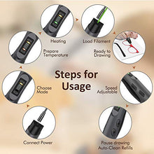 Carica l'immagine nel visualizzatore di Gallery, Aerb 3D Penna Stampa, Con Schermo LCD e Controllo della Temperatura, 8... - Ilgrandebazar