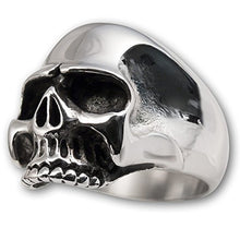 Carica l'immagine nel visualizzatore di Gallery, Fly Style Teschio Skull Anello Uomo di Acciaio Inox Keith Richards - Ilgrandebazar