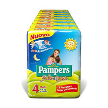 Carica l'immagine nel visualizzatore di Gallery, Pampers Sole e Luna Pannolini Maxi, Taglia 4 (7-18 kg), 144 MAXI - Ilgrandebazar