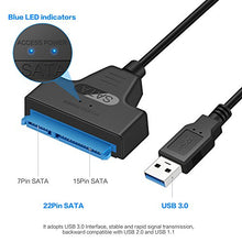 Carica l'immagine nel visualizzatore di Gallery, GeekerChip Adattatore USB 3.0 a SATA, Convertitore e Esterno a SATA...