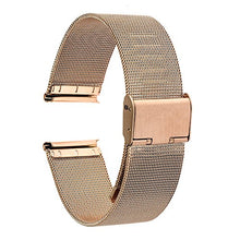 Carica l'immagine nel visualizzatore di Gallery, TRUMiRR 18mm Cinturino in Maglia di Acciaio Inossidabile Bracciale in... - Ilgrandebazar