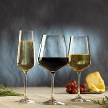 Carica l'immagine nel visualizzatore di Gallery, Villeroy &amp; Boch Ovid Flûte, 250 ml, Cristallo, Trasparente, Set di 4 - Ilgrandebazar