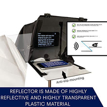 Carica l'immagine nel visualizzatore di Gallery, Teleprompter by Leeventi - Compatibile con tutti i dispositivi e treppiedi