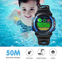 Carica l'immagine nel visualizzatore di Gallery, Orologio da bambini per ragazzi, orologio polso impermeabile 5 ATM con... - Ilgrandebazar