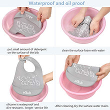 Carica l'immagine nel visualizzatore di Gallery, Viedouce Bavaglini Neonato Impermeabili，Silicone Bavaglino per color-03