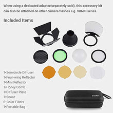Carica l'immagine nel visualizzatore di Gallery, Godox AK-R1 Dome Diffusore Kit di Accessori per V1 Flash Anello...