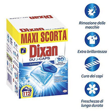 Carica l'immagine nel visualizzatore di Gallery, Dixan Duo-Caps Classico Detersivo Lavatrice Predosato in Caps, Pulito...