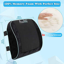 Carica l'immagine nel visualizzatore di Gallery, POOTACK Cuscino Lombare, Supporto Lombare Cuscini Schiena per Sedia 32cm