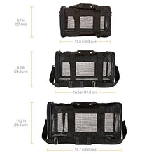 Carica l'immagine nel visualizzatore di Gallery, AmazonBasics - Trasportino Morbido per Cani e Gatti - Grande (50 x 25.9 x...