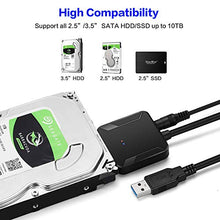 Carica l'immagine nel visualizzatore di Gallery, EasyULT Adattatore USB 3.0 a SATA, Convertitore a SATA Cavo Esterno...