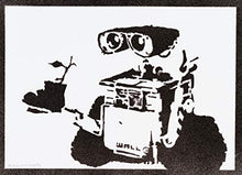 Carica l'immagine nel visualizzatore di Gallery, Poster Wall-E Handmade Graffiti Street Art - Artwork