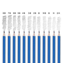 Carica l'immagine nel visualizzatore di Gallery, Matite di Disegno Artistico, 72 Kit da schizzo e Colorate di... - Ilgrandebazar