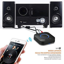 Carica l'immagine nel visualizzatore di Gallery, 1Mii Ricevitore Bluetooth 5.0, Adattatore Audio Hi-Fi con Jack Aux...
