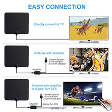 Carica l'immagine nel visualizzatore di Gallery, Antenna TV digitale per interni HDTV con amplificatore regolabile SET-01