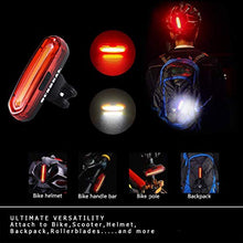 Carica l'immagine nel visualizzatore di Gallery, OUNDEAL Luce Posteriore Bicicletta, per Bicicletta USB Ricaricabile,...