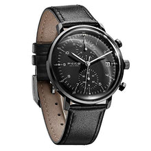 Carica l'immagine nel visualizzatore di Gallery, Orologio Automatico al Quarzo Diametro 40mm Analogico Cintura Nero - Ilgrandebazar