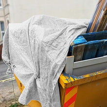 Carica l'immagine nel visualizzatore di Gallery, Telo Impermeabile Esterno - Occhiellato e Cerato - Teloni per 4 x 6m, Bianco - Ilgrandebazar