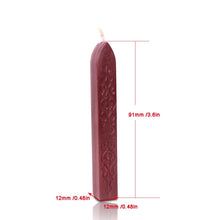 Carica l'immagine nel visualizzatore di Gallery, Timbro Seal ceralacca 10pcs Wax Wick Sticks Wine Red - Ilgrandebazar